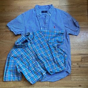 Ralph Lauren lot of 2 Oxford shirts